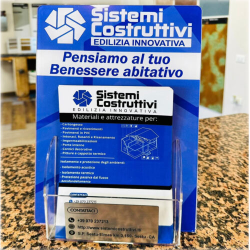 Espositore porta flyer volantini